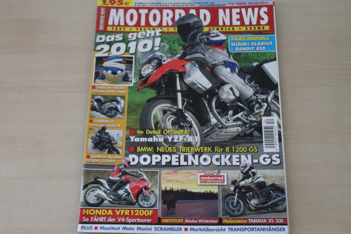 Deckblatt Motorrad News (12/2009)